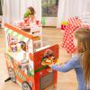 imageMelissa ampamp Doug Wooden Pizza Food Truck Activity Center with Play Food for Boys and Girls 3