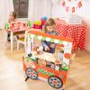 imageMelissa ampamp Doug Wooden Pizza Food Truck Activity Center with Play Food for Boys and Girls 3
