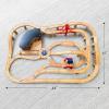 imageMelissa ampamp Doug Wooden Railway Set 130 PiecesFrustrationFree Packaging