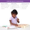 imageMelissa ampamp Doug Wooden Stamp Set Favorite Things  26 Wooden Stamps 4Color Stamp PadStamp Set