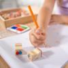 imageMelissa ampamp Doug Wooden Stamp Set Favorite Things  26 Wooden Stamps 4Color Stamp PadStamp Set