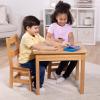 imageMelissa ampamp Doug Wooden Table ampamp ChairsGray Kids Furniture  GreyBlonde
