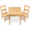 imageMelissa ampamp Doug Wooden Table ampamp ChairsGray Kids Furniture  GreyBlonde
