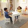 imageMelissa ampamp Doug Wooden Table ampamp ChairsGray Kids Furniture  GreyWhite