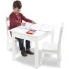 imageMelissa ampamp Doug Wooden Table ampamp ChairsGray Kids Furniture  GreyWhite