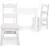 imageMelissa ampamp Doug Wooden Table ampamp ChairsGray Kids Furniture  GreyWhite