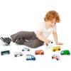 imageMelissa ampamp Doug Wooden Town Vehicles Set in Wooden Tray 9 pcs