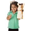 imageMelissa ampamp Doug Zoo Friends Hand Puppets Set of 4  Elephant Giraffe Tiger and Monkey