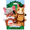 imageMelissa ampamp Doug Zoo Friends Hand Puppets Set of 4  Elephant Giraffe Tiger and Monkey