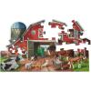 imageMelissa ampamp Doug Busy Barn Shaped Jumbo Jigsaw Floor Puzzle 32 pcs 2 x 3 feet  FSC CertifiedFloor Puzzle
