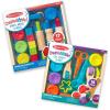 imageMelissa ampamp Doug Clay Play Activity Set  with Sculpting Tools and 8 Tubs of Modeling Dough