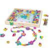 imageMelissa ampamp Doug Created by Me Bead Bouquet Deluxe Wooden Bead Set with 220 Beads for JewelryMaking