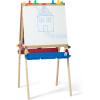imageMelissa ampamp Doug Deluxe Standing Art Easel  DryErase Board Chalkboard Paper RollerStandard Packaging