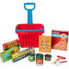 imageMelissa ampamp Doug Fill and Roll Grocery Basket Play Set with Play Food Boxes and Cans 11 pcs Kitchen Toy Food Ages 3FrustrationFree Packaging