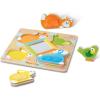 imageMelissa ampamp Doug First Play PeekaBoo Pets Wooden Touch and Feel Puzzle with Mirror Mirror Toy for Babies and Toddlers Sensory Toy PuzzlePuzzle