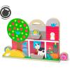 imageMelissa ampamp Doug GO Tots Wooden Barnyard Tumble with 4 Disks  FSC Certified