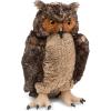 imageMelissa ampamp Doug Giant Owl  Lifelike Stuffed Animal 17 inches Tall Brown