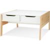 imageMelissa ampamp Doug Kids Furniture Wooden Art ampamp Activity Table with Bins Wooden Kids Activity Table with Storage