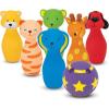 imageMelissa ampamp Doug Ks Kids Bowling Friends Play Set and Game with 6 Pins and Convenient Carrying Case  Indoor Outdoor Bowling Set Soft Plastic Animal Bowling Pins Toddler Bowling for Ages 2