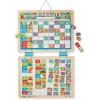 imageMelissa ampamp Doug Magnetic Wooden Responsibility Chart Toddler Routine Kids Reward Board Chores Chart Responsibility Tool for Kids Ages 3