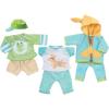 imageMelissa ampamp Doug Mine to Love Mix ampamp Match Playtime Doll Clothes for 1218 Unisex Dolls 6 pcs