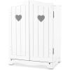 imageMelissa ampamp Doug Mine to Love Wooden Play Armoire Closet for Dolls Stuffed Animals  White 173H x 124W x 85D Assembled Wooden Pretend Play Closet Doll Wardrobe