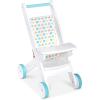 imageMelissa ampamp Doug Mine to Love Wooden Play Stroller for Dolls Stuffed Animals  White 18H x 8W x 11D Assembled