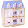 imageMelissa ampamp Doug Modern Wooden MultiLevel Dollhouse With 19 pcs Furniture White