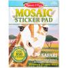 imageMelissa ampamp Doug Mosaic Sticker Pad Safari Animals 12 Color Scenes to Complete with 850 StickersSafari