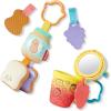 imageMelissa ampamp Doug MultiSensory TakeAlong ClipOn Infant Toy 2Pack PBampampJ and Bubble Tea