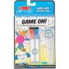 imageMelissa ampamp Doug On The Go Game On Reusable Games WipeOff Activity Pad Reusable Travel Toy with 2 DryErase Markers  FSC Certified