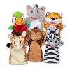 imageMelissa ampamp Doug Safari Buddies Hand Puppets Set of 6 Elephant Tiger Parrot Giraffe Monkey Zebra Soft Plush Puppet Stuffed Animals Pretend Play Toddler Toys for Girls ampamp Boys 2
