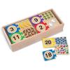 imageMelissa ampamp Doug SelfCorrecting Wooden Number Puzzles with Storage Box 40 pcs
