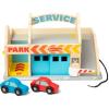 imageMelissa ampamp Doug Service Station Parking Garage with 2 Wooden Cars and DriveThru Car Wash