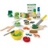 imageMelissa ampamp Doug Slice and Toss Salad Play Food Set  52 Wooden and Felt Pieces