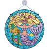 imageMelissa ampamp Doug Stained Glass Made Easy Activity Kit Mermaids  140 Stickers Kids Sticker Stained Glass Craft Kit Mermaid Crafts for Kids Ages 5