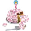 imageMelissa ampamp Doug TripleLayer Party Cake Wooden Play Food Set  Birthday Cake Pretend Food Play Set for Toddlers Kids Ages 3English Only