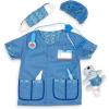 imageMelissa ampamp Doug Veterinarian Role Play Costume DressUp Set 9 pcs Kids Vet Costume Pretend Play DressUpCostume Set