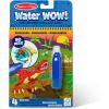 imageMelissa ampamp Doug Water Wow Mess Free Coloring Book Reusable WaterReveal Activity Pad On The Farm Travel Toys Party Favors for Toddlers ampamp Kids Ages 3Dinosaurs