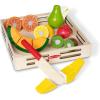 imageMelissa ampamp Doug Wooden Cutting Fruit Toy Food Set ampamp Pretend Play Kitchen Accessories Preschool Learning Toys for Girls ampamp Boys 3118 x 1085 x 195