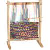 imageMelissa ampamp Doug Wooden MultiCraft Weaving Loom ExtraLarge Frame 2275 x 165 inchesFrustrationFree Packaging