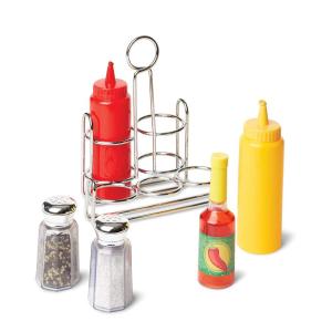 imageMelissa ampamp Doug 6Piece Condiments Play Food Set with Kids Play Kitchen Accessories Preschool Learning Toys for Girls ampamp Boys 3