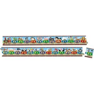 imageMelissa ampamp Doug Alphabet Express Jumbo Jigsaw Floor Puzzle 27 pcs 10 feet Long  FSC CertifiedAlphabet Express
