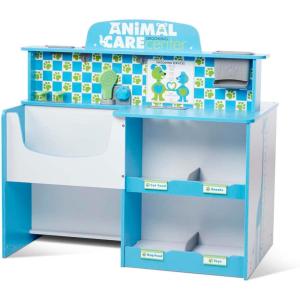 imageMelissa ampamp Doug Animal Care Veterinarian and Groomer Wooden Activity Center for Plush Stuffed Pets Not IncludedTraditional
