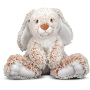 imageMelissa ampamp Doug Burrow Bunny Stuffed Animal Plushie with Big Feet Floppy Ears ampamp Fluffy Tail Adorable Pretend Play Toddler Toys for Girls ampamp Boys 3