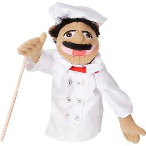 imageMelissa ampamp Doug Chef Puppet Al Dente with Detachable Wooden Rod Pretend Play Chef Puppet PepeChef Puppet