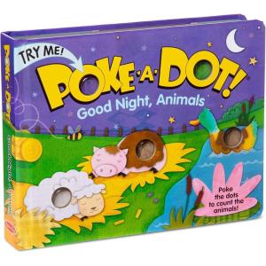 imageMelissa ampamp Doug Childrens Book  PokeaDot Goodnight Animals Board Book with Buttons to Pop  FSC CertifiedGoodnight