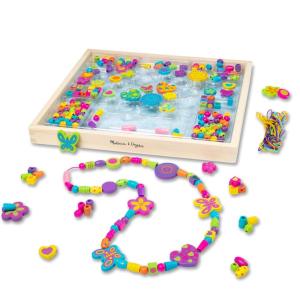 imageMelissa ampamp Doug Created by Me Bead Bouquet Deluxe Wooden Bead Set with 220 Beads for JewelryMaking