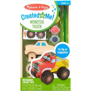 imageMelissa ampamp Doug Created by Me Monster Truck Wooden Craft Kit