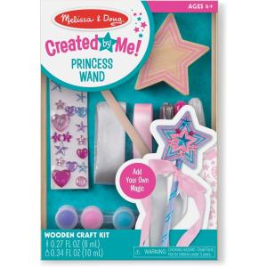 imageMelissa ampamp Doug Created by Me Paint ampamp Decorate Your Own Wooden Princess Wand Craft Kit Pink  Princess Crafts Great for Rainy Days Princess Toys for Kids Ages 4